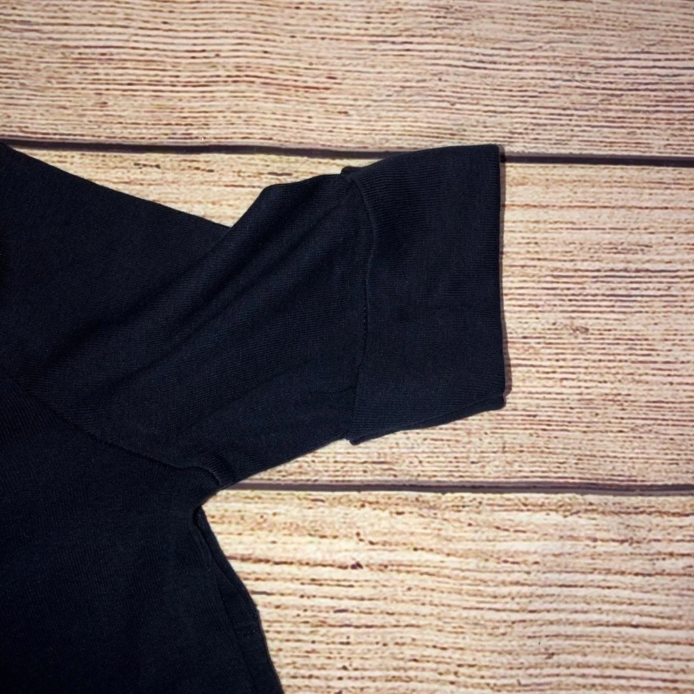 Ralph Lauren Navy Half Sleeve Top - Picture 6 of 9